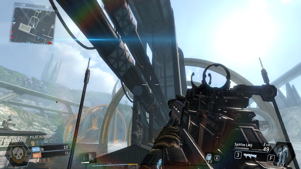 Der DLC »Frontier's Edge« steht ab sofort auch für die Xbox-360-Version des Shooters Titanfall zum Download bereit.