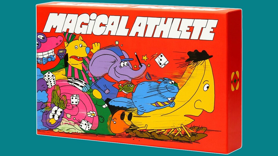 Die unkonventionellen Illustrationen von Magical Athlete stammen von Angela Kirkwood.