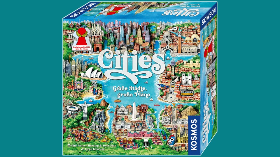 Phil Walker-Harding hat bereits einige hervorragende Familienspiele entwickelt – Cities ist ein weiteres davon.