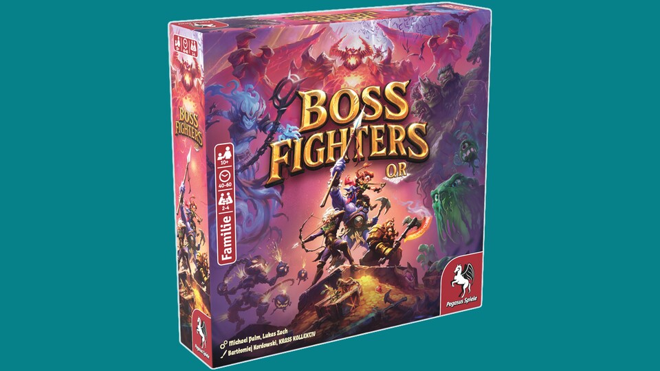 Verlag Pegasus ist vom Erfolg von Boss Fighters QR überzeugt und lässt den Titel deshalb in sehr großen Auflagen produzieren.