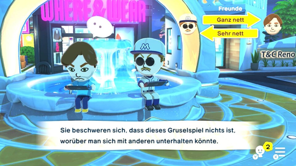 Auch eine Switch kann von den Miis genutzt werden.