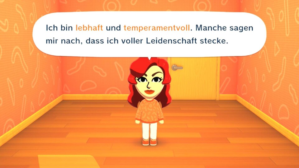 Das Erstellen neuer Miis ist eine der Hauptbeschäftigungen im Spiel.
