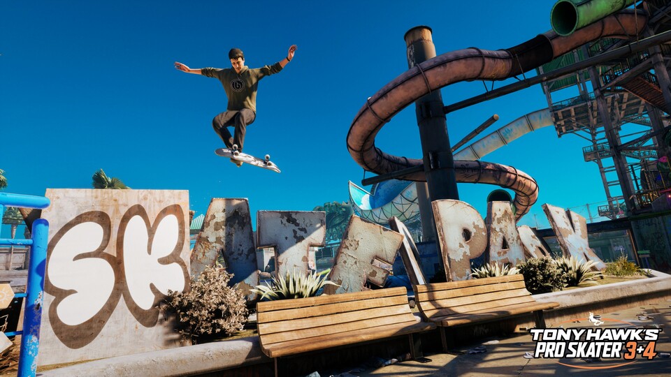 Die Neuauflage von Tony Hawks Pro Skater 3 + 4 ist grafisch auf dem aktuellen technischen Stand und spielt in einer ganz anderen Liga als die Originale.
