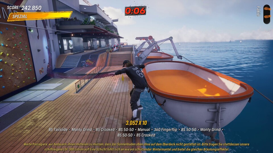 Auch in Tony Hawks Pro Skater 3 + 4 führt ihr wieder Tricks und Kombos unter Zeitdruck aus.