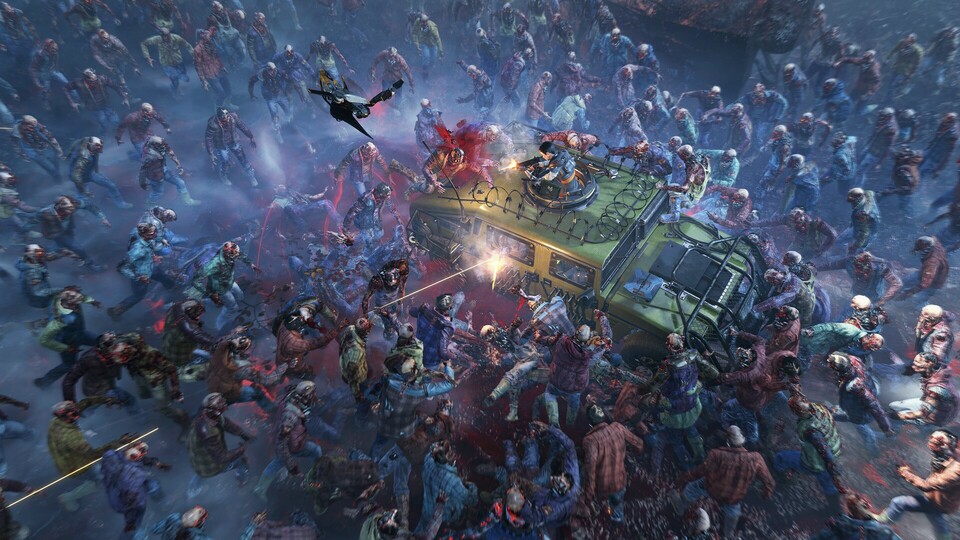 Toxic Commando: Die Fahrzeuge erfüllen im Kampf gegen die Gegnermassen eine wichtige Funktion.