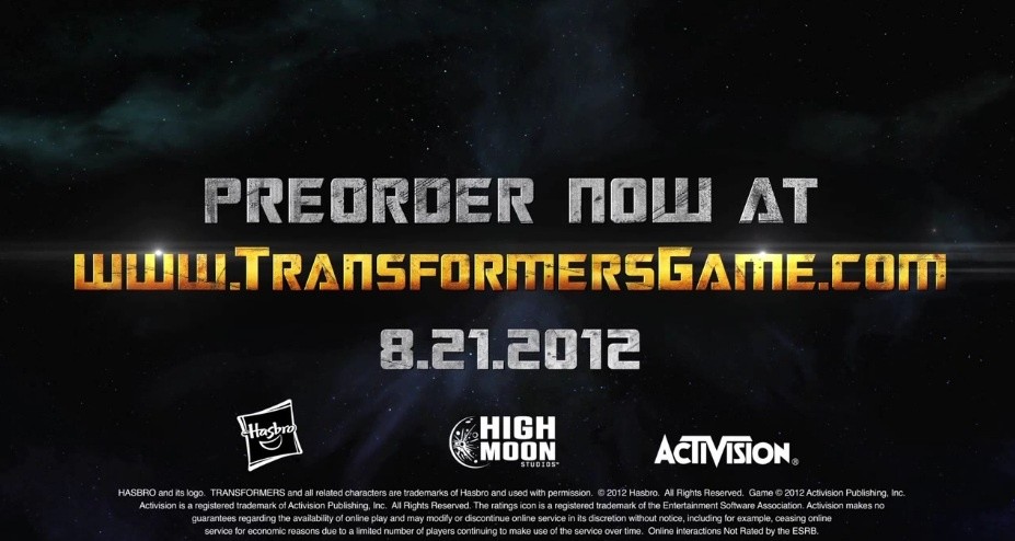 Transformers: Untergang von Cybertron kommt eine Woche früher als zuerst angekündigt.