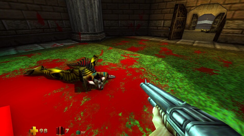 So blutig war Turok 3 im Original eigentlich gar nicht, doch das Remaster gleicht den Shooter an die Vorgänger an.