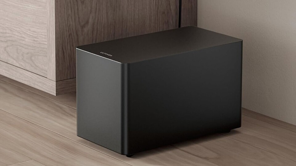 Der externe Subwoofer rundet das 3D-Klangbild gut ab.