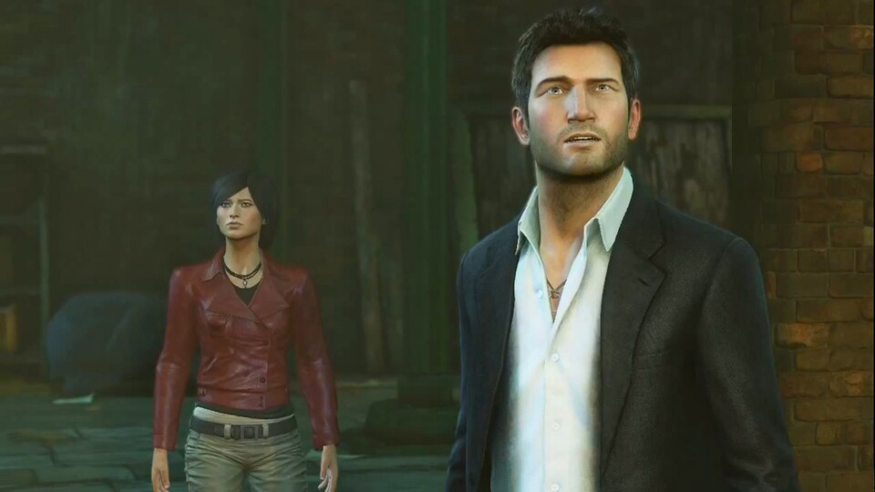 Black und Nolans Charaktere in Uncharted: Chloe Frazer und Nathan Drake