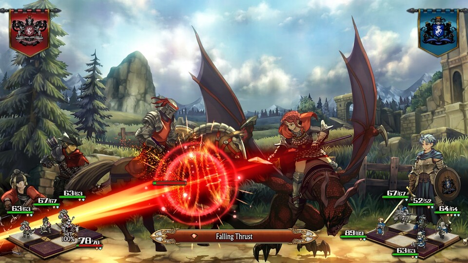 Im Fantasy-Rollenspiel Unicorn Overlord führt ihr Armeen an und erobert Städte und Reiche.