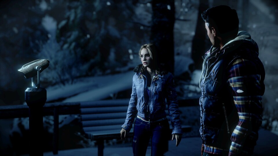 Neues Gameplay zu Until Dawn zeigt die Protagonisten in einer unheimlichen Mine.