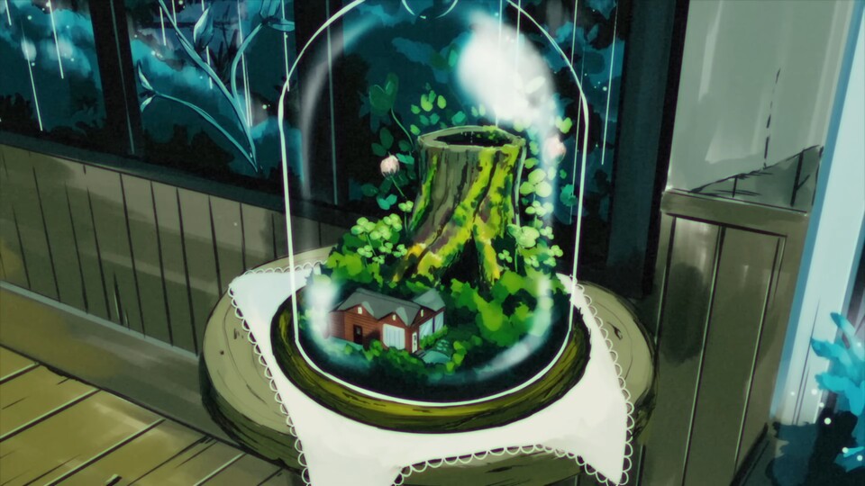 Die ganze Spielwelt steckt eigentlich in diesem kleinen Vivarium.