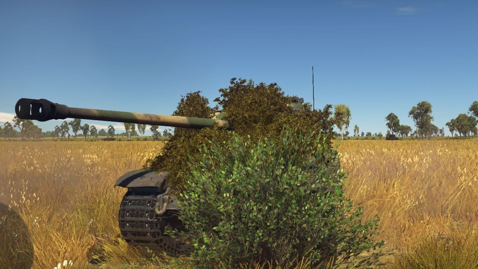 In Zukunft kann man verschiedene Tarnobjekte an seinen Panzern in War Thunder anbringen.