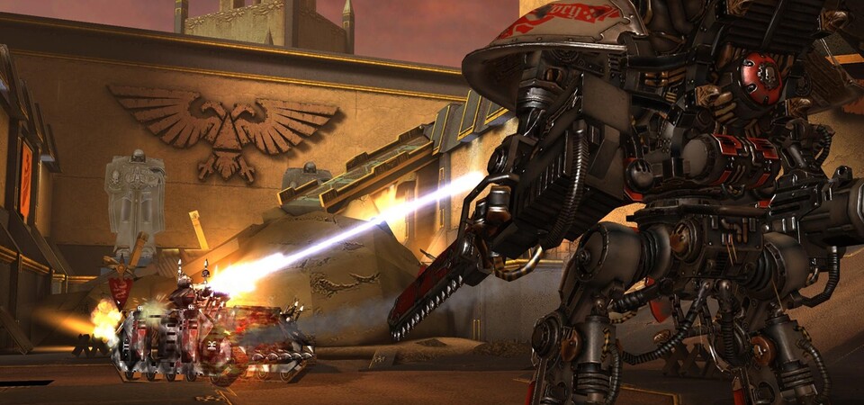 Warhammer 40.000: Freeblade ist ein Mech-Actionspiel für Mobile-Geräte.
