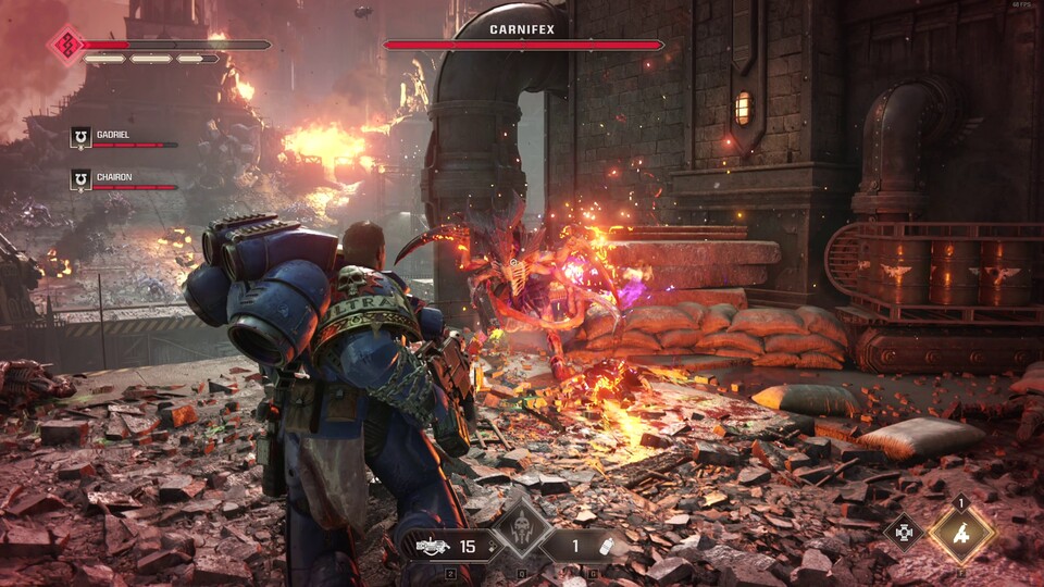 Muss man gesehen haben: In Warhammer 40,000: Space Marine 2 ist jeder Screenshot ein wunderschönes Gemälde aus Blut, Schweiß und Tyraniden-Tränen.