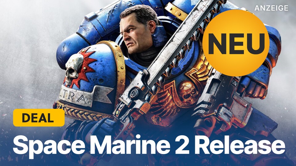 Bei Amazon könnt ihr Warhammer 40.000: Space Marine 2 jetzt in der Standard und der Gold Edition vorbestellen.