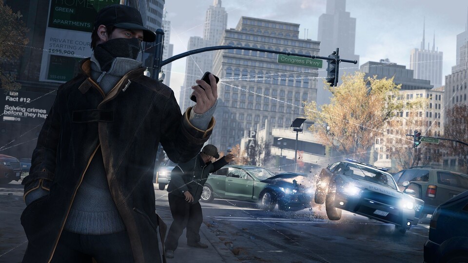 Der Open-World-Actiontitel Watch Dogs erscheint erst im »Frühjahr 2014«.