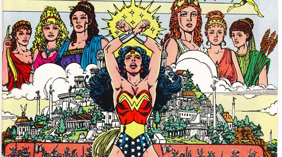 George Perez machte aus Wonder Womans Heimat eine fantasievolle und komplexe mythologische Wunderwelt.