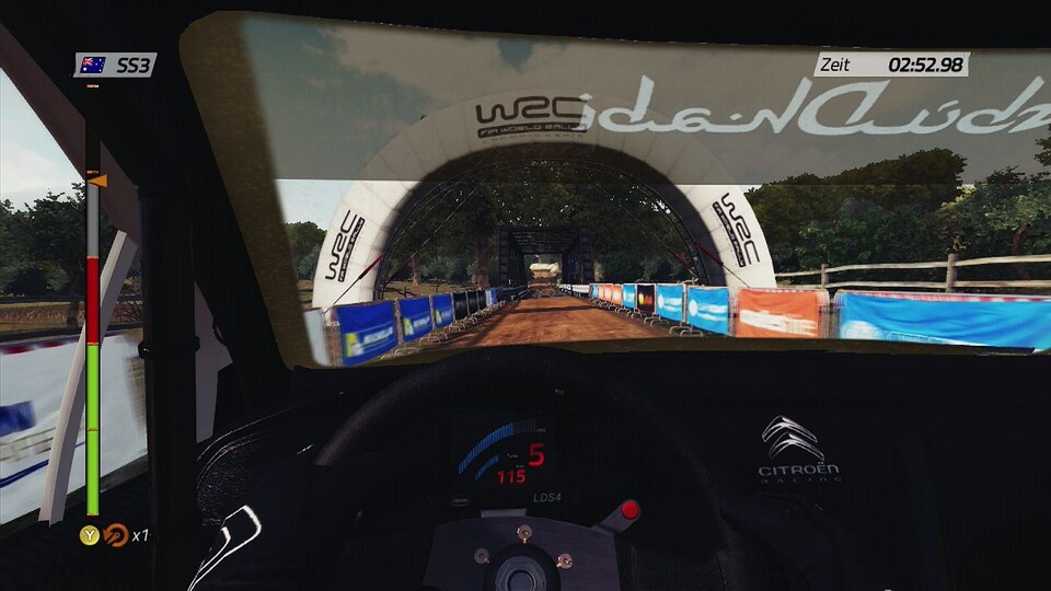 Sehr schick: Die Innenansicht in WRC 4.