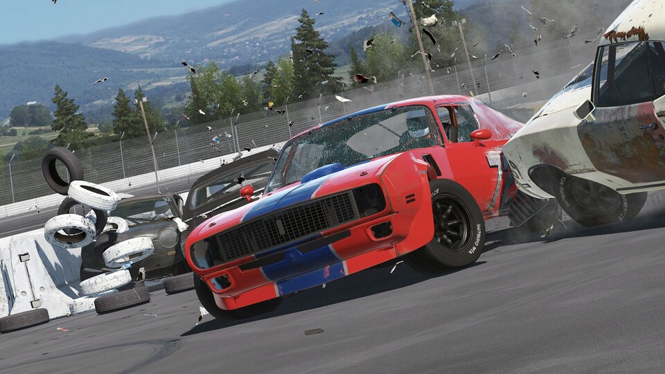 Mit Wreckfest kommen Crash-Racer-Fans auf ihre Kosten. 