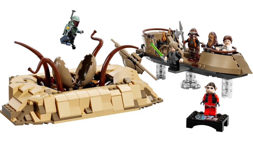 Wüsten-Skiff und Sarlacc-Grube (Quelle: Lego.com)