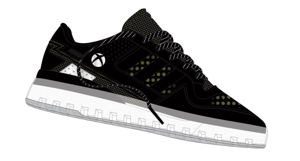 Xbox und Adidas taufen den Schuh auf den Namen &quot;Forum Tech Boost&quot;.