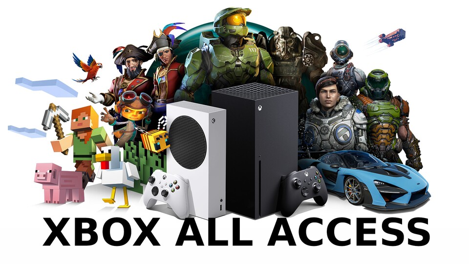 Das Bundle mit der Xbox Series X und Diablo 4 könnt ihr auch im Rahmen von Xbox All Access bekommen.