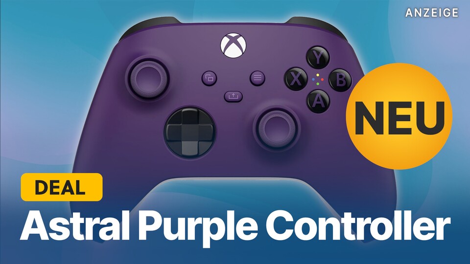 Der neue Xbox Controller in der Farbe Astral Purple erscheint bald. Bei Amazon und im Microsoft Store könnt ihr ihn jetzt vorbestellen.