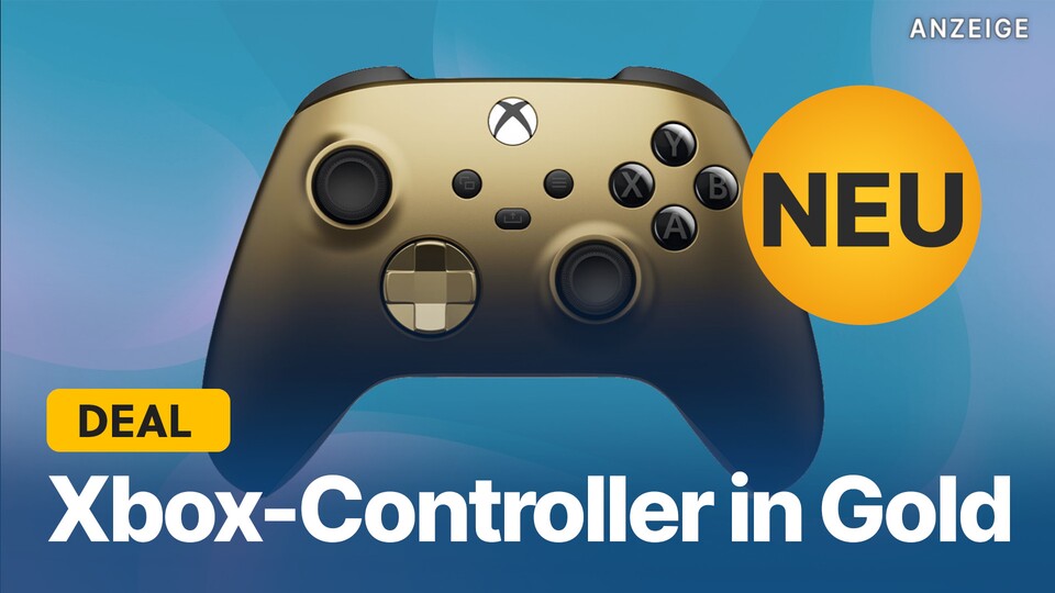 Goldener Xbox-Controller: Amazon jetzt Neue Shadow Golden Edition bei Special vorbestellen