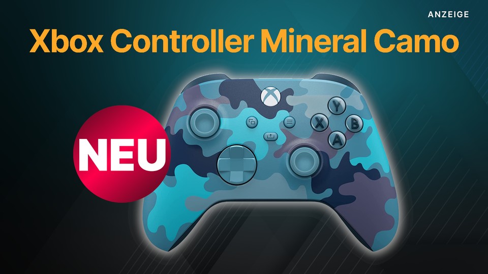 Die neue Mineral Camo Special Edition des Xbox Series Controllers könnt ihr jetzt bestellen.