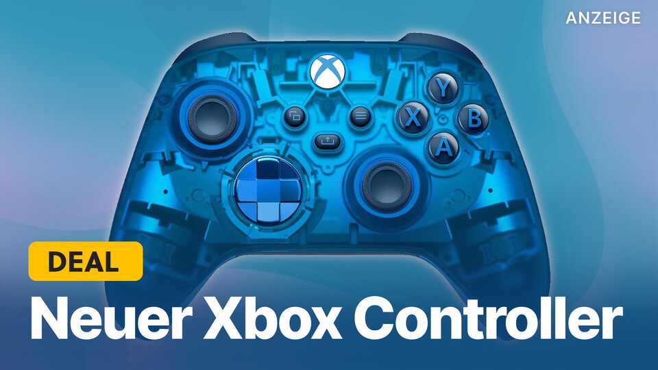 Zum ersten Mal seit einigen Jahren erscheint wieder ein Microsoft Xbox Controller mit transparentem Design.