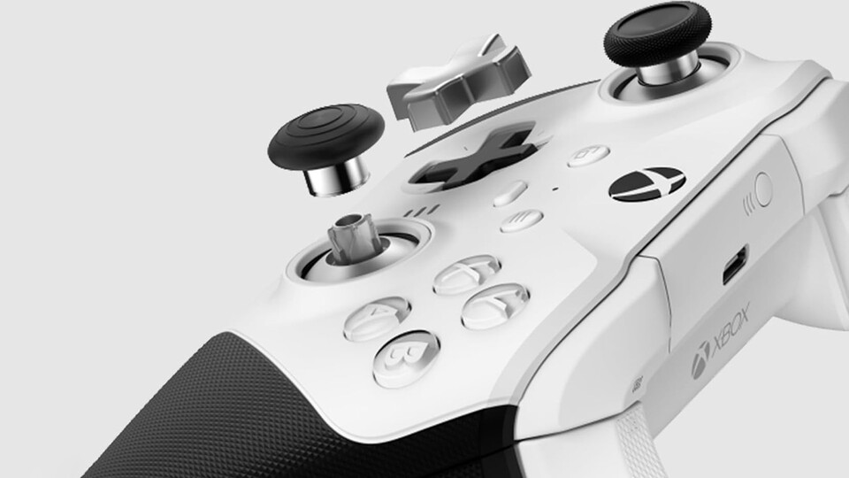 Mit dem richtigen Zubehör könnt ihr die Sticks und Tasten des Controllers austauschen.