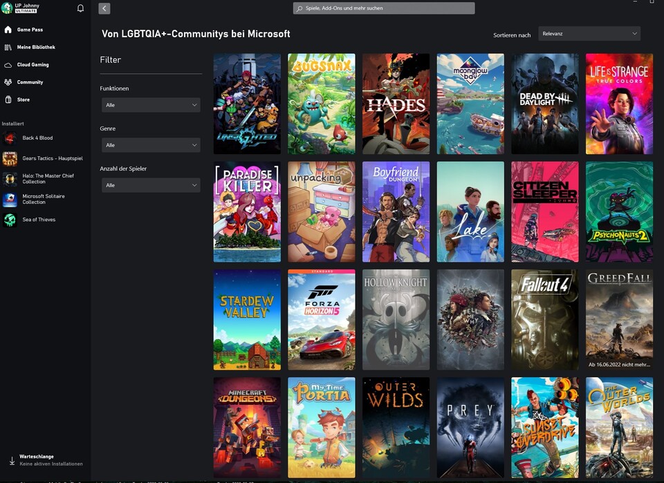 Auch Microsoft hat dieses Jahr wieder eine Liste queerer Spiele veröffentlicht.