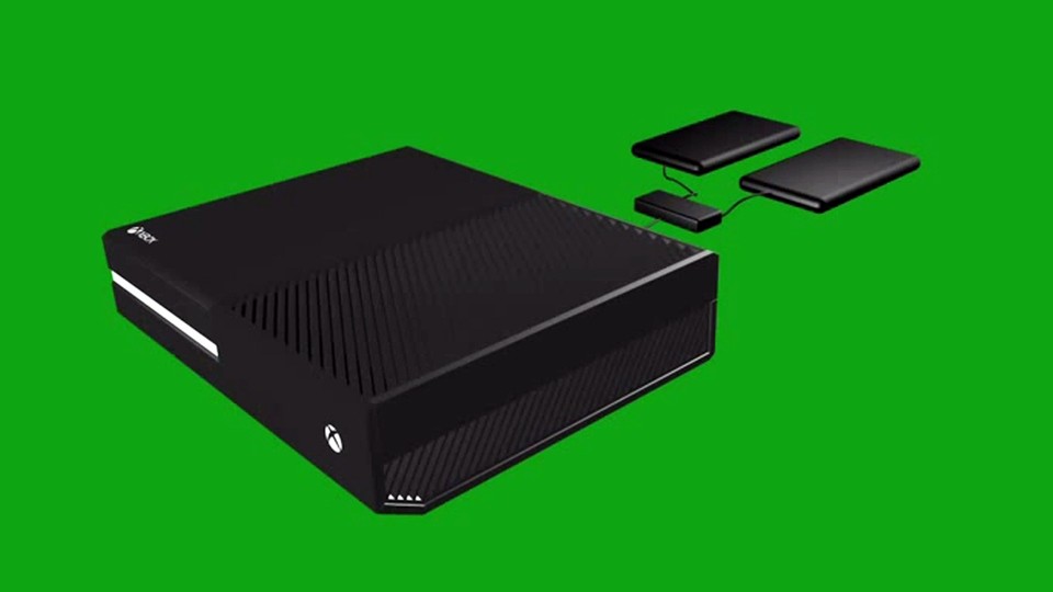 Xbox One - Microsoft-Video zu externen Speichermedien