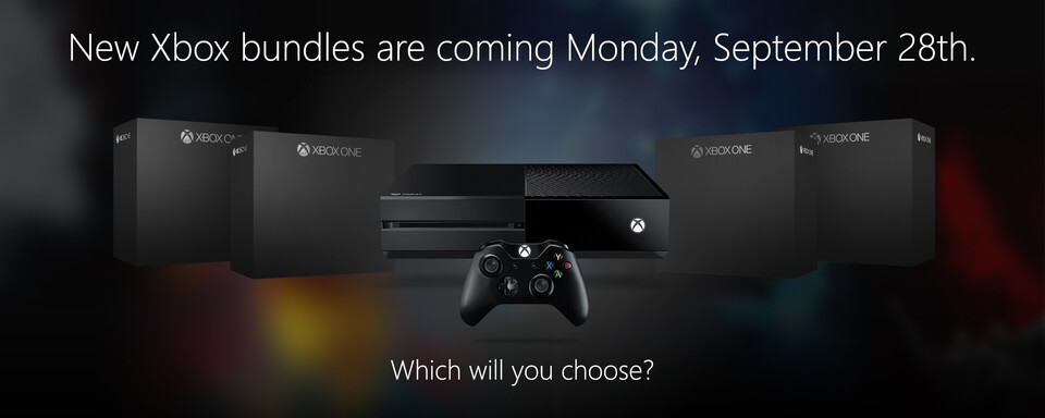 Am 28. September 2015 stellt Microsoft mehrere neue Xbox-One-Bundles vor.