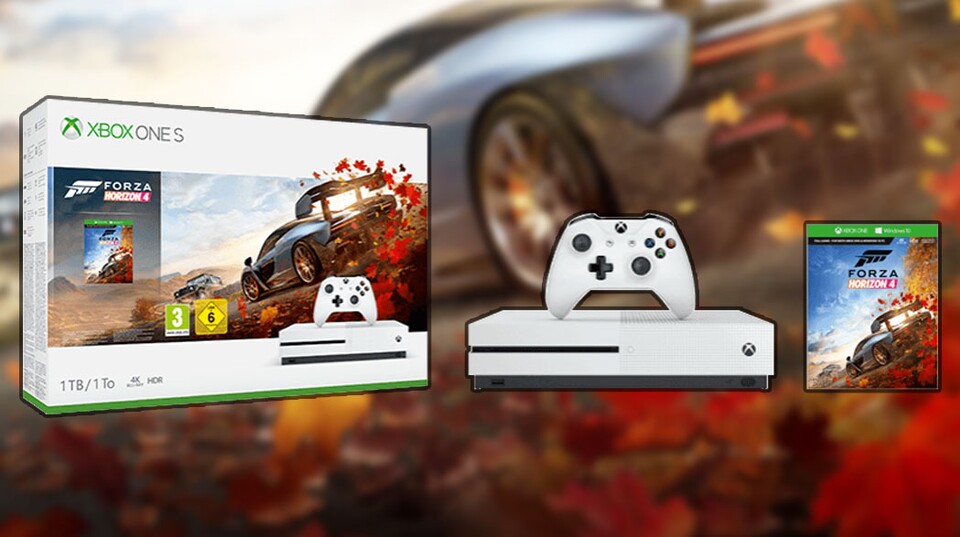 Xbox One S Bundle mit Forza Horizon 4 für nur 166 Euro.