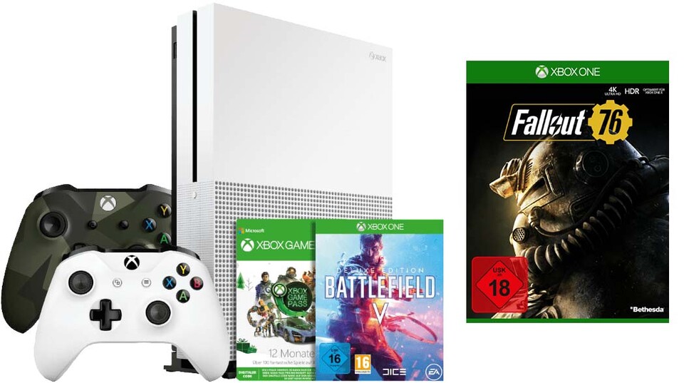 Das Xbox One S Bundle bei MediaMarkt bietet wirklich viel Inhalt.