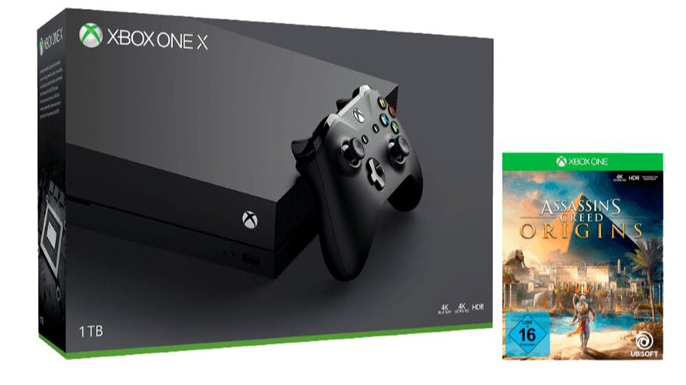 Xbox One X Bundle mit AC: Origins.