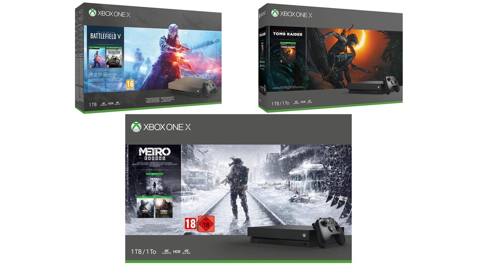 Xbox One X Bundles im Angebot bei Amazon.