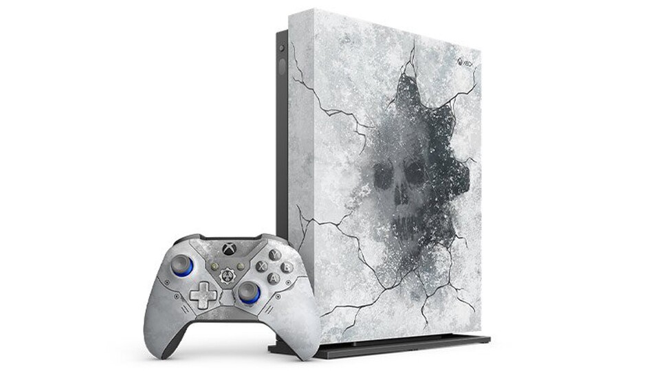 So sieht die Gears 5-Special Edition Xbox One X aus.