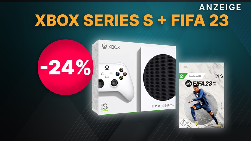 Ein besserer Transfer als ein ablösefreier Mbappé: Die Xbox Series S inlusive FIFA 23 für zusammen nur 259€.