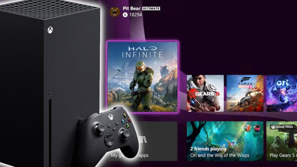 Microsoft hat enthüllt, wie das Dashboard der Xbox Series X aussehen wird.