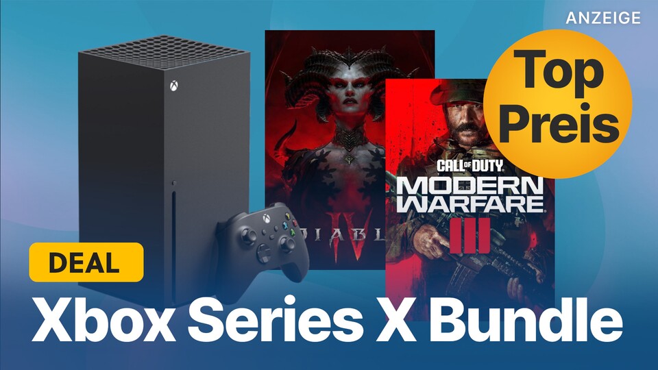 Wenn ihr nicht auf Rennspiele steht, könnt ihr euch das Xbox Series X Bundle mit Diablo 4 günstig sichern.