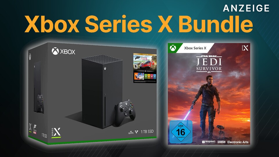 Zum Release von Star Wars Jedi: Survivor gibt es bei Amazon ein neues Bundle mit der Xbox Series X.