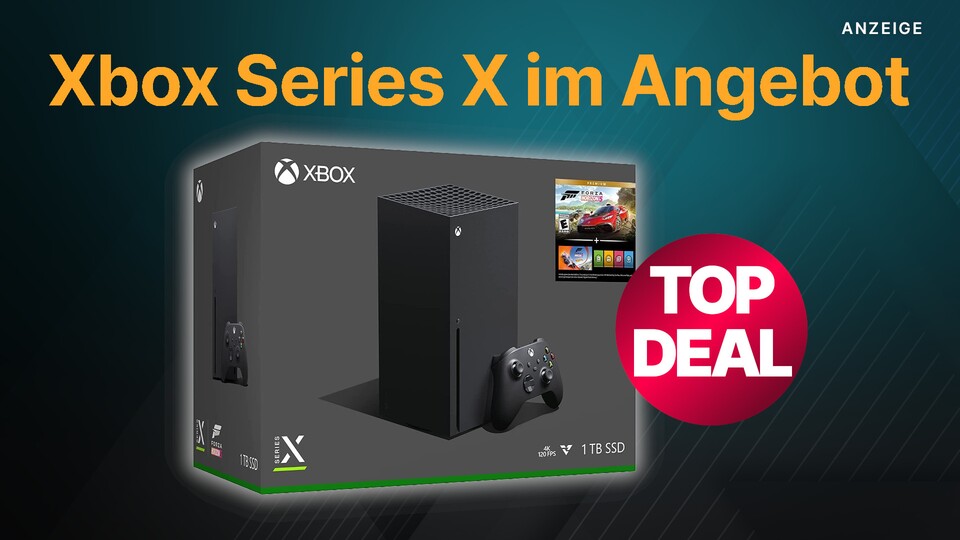 Die Xbox Series X gibt es bei Ebay höchstens bis morgen mit Forza Horizon 5 günstig im Gutschein-Angebot.