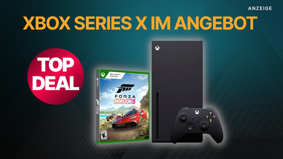 Die Xbox Series X könnt ihr bei Otto gerade im Bundle mit Forza Horizon 5 bekommen.