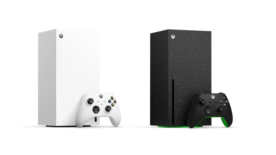 Die neuen Xbox-Konsolen wie die Xbox Series X Digital (links) werden zwar höchstwahrscheinlich noch nicht unter den Angeboten sein, bei den älteren Modellen könntet ihr aber Glück haben.