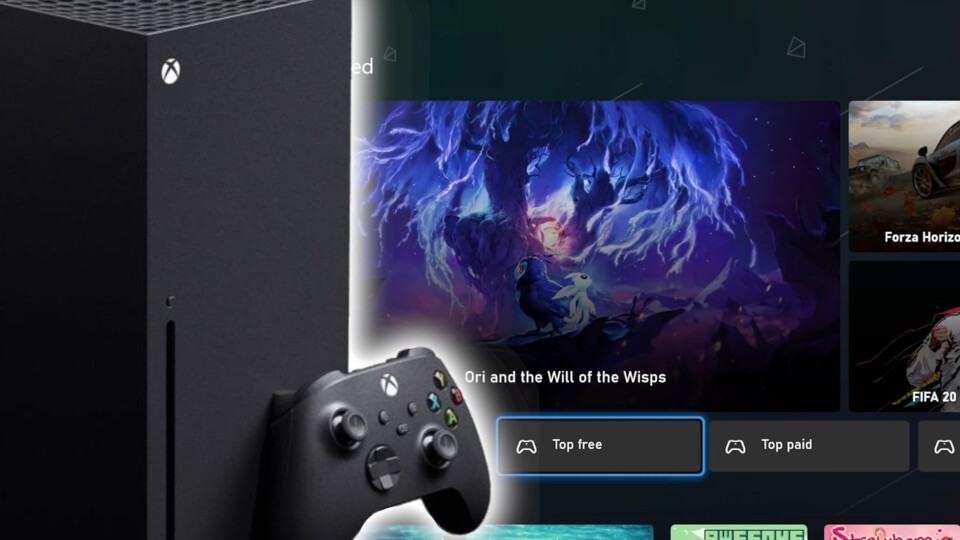 Eine geleakte Testversion des neuen Xbox Stores zeigt, wie er auf der Xbox Series X aussehen könnte.