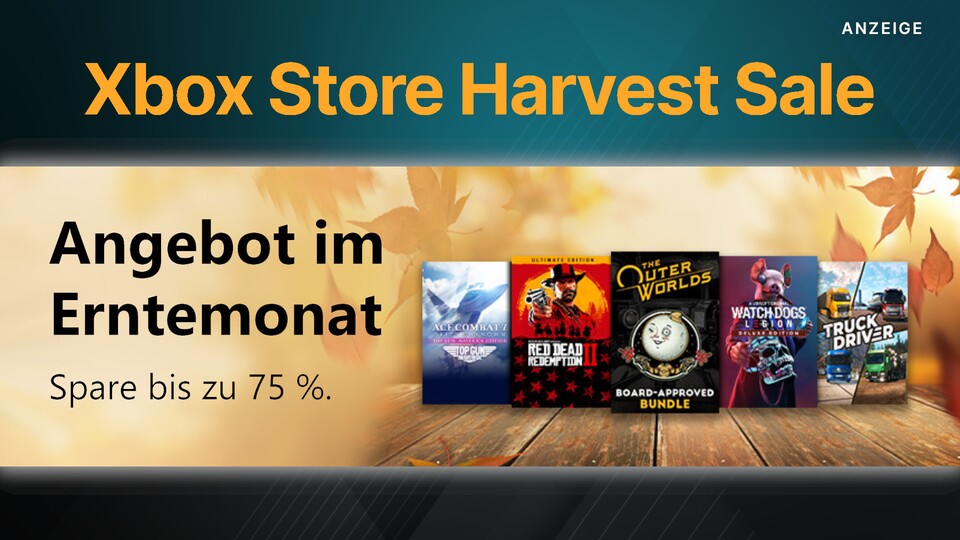 Nur noch für knapp zwei Tage läuft im Xbox Store der Harvest Sale.