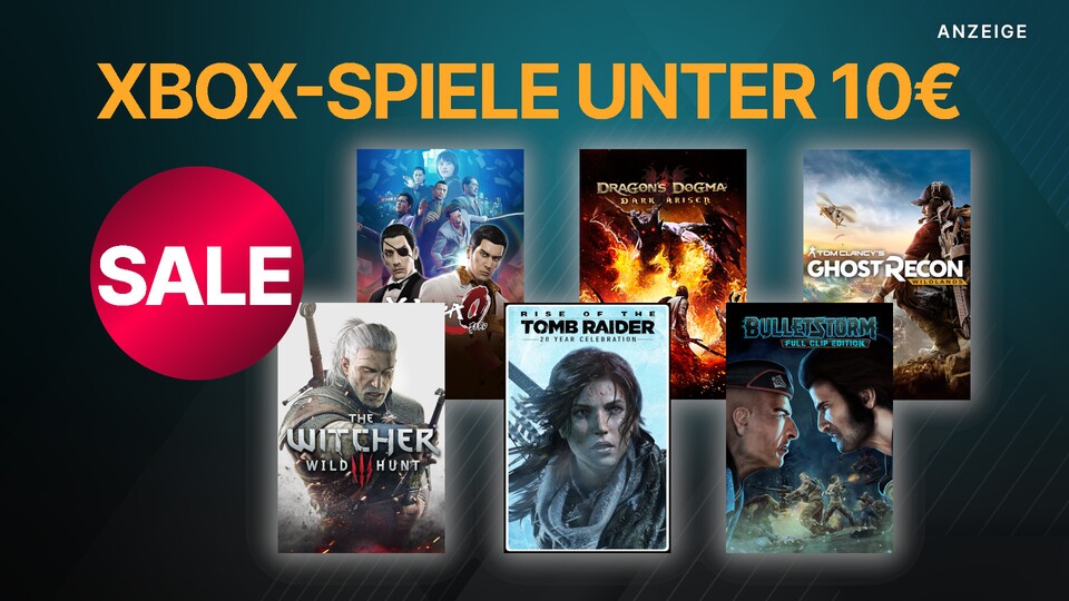 Im großen Sale des Xbox Store könnt ihr auch für unter 10€ noch eine Menge Spiele für Xbox One und Xbox Series finden.
